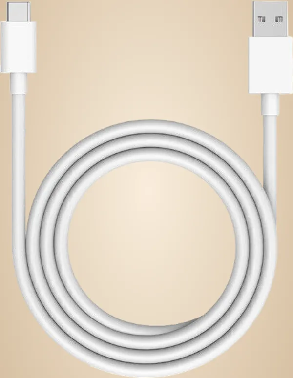 White_Copper_Or_Pvc_Charging_Cable