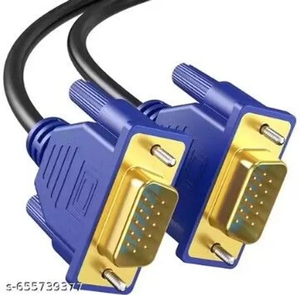 Black_Plastic_Or_Copper_Vga_Cable