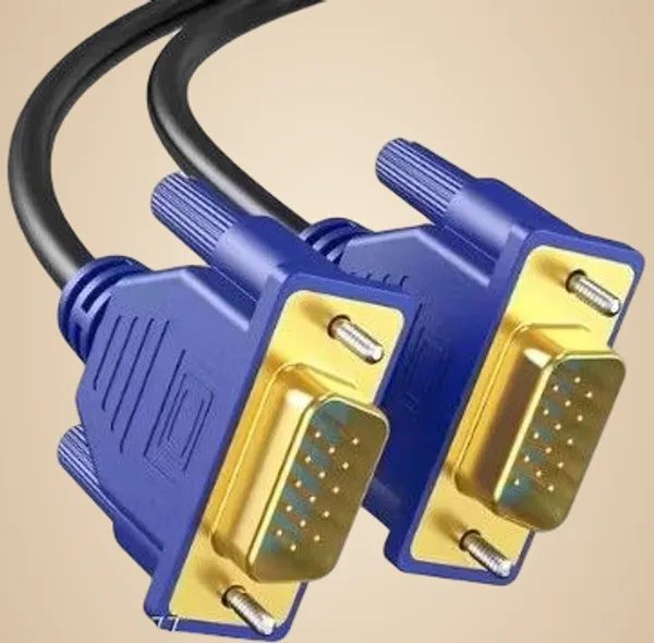 Black_Plastic_Or_Copper_Vga_Cable