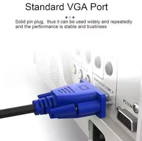Silver_Plastic_Or_Copper_Vga_Cable