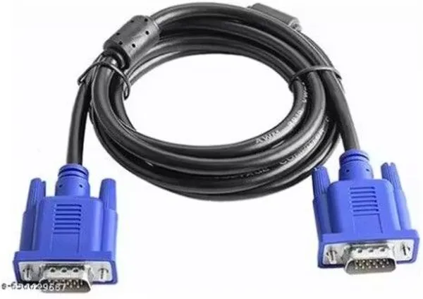 Silver_Plastic_Or_Copper_Vga_Cable