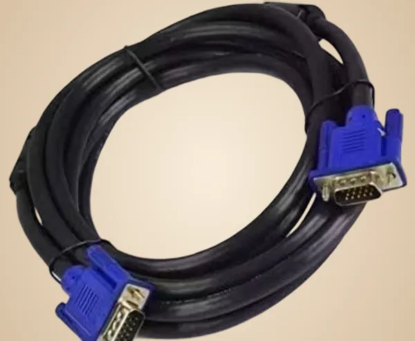 Silver_Plastic_Or_Copper_Vga_Cable