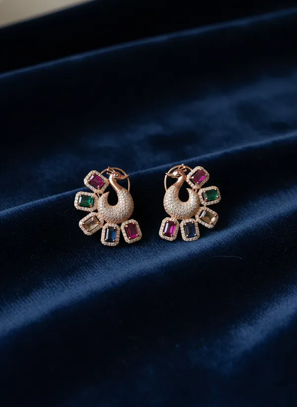 Multicolor_Stone_Studded_Statement_Earrings_For_Women