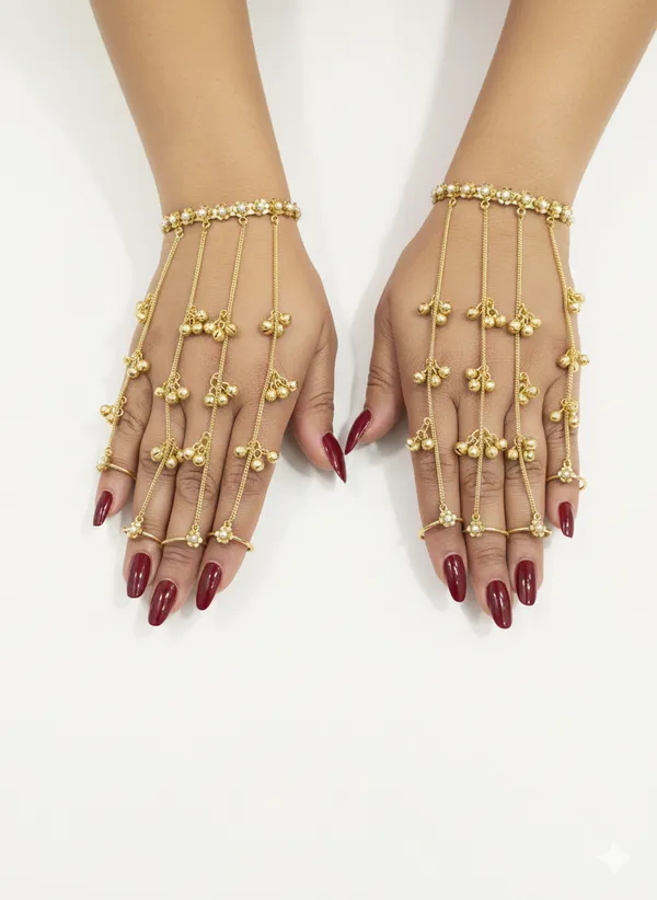 Gold_Toned_Hand_Harness_Bracelet_With_Bell_Charms_For_Women