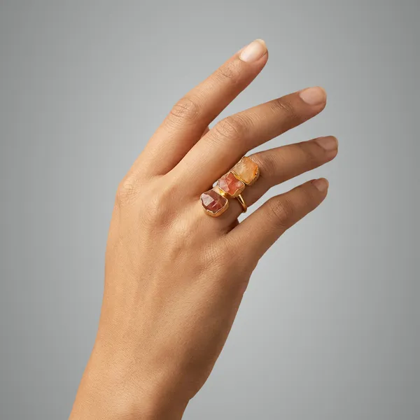 Gold_Three_Stone_Raw_Crystal_Ring_Set_Adjustable_Toned_Wire_Wrapped_Rings_For_Women