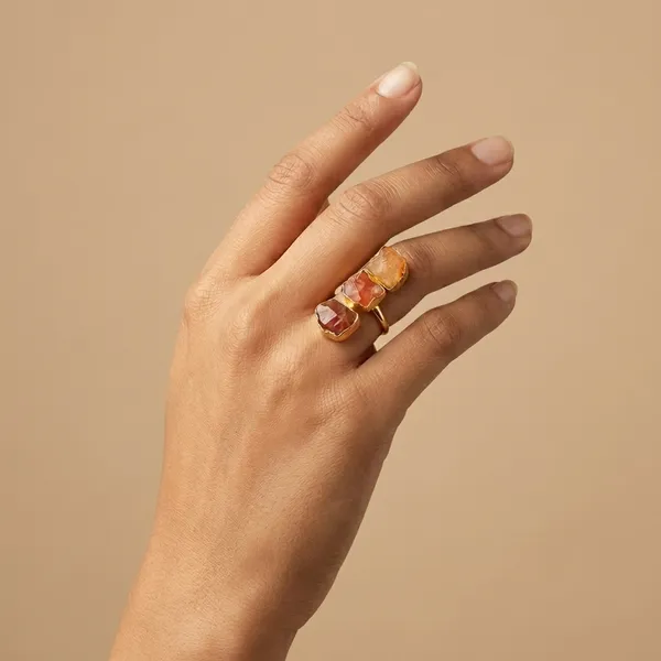Gold_Three_Stone_Raw_Crystal_Ring_Set_Adjustable_Toned_Wire_Wrapped_Rings_For_Women