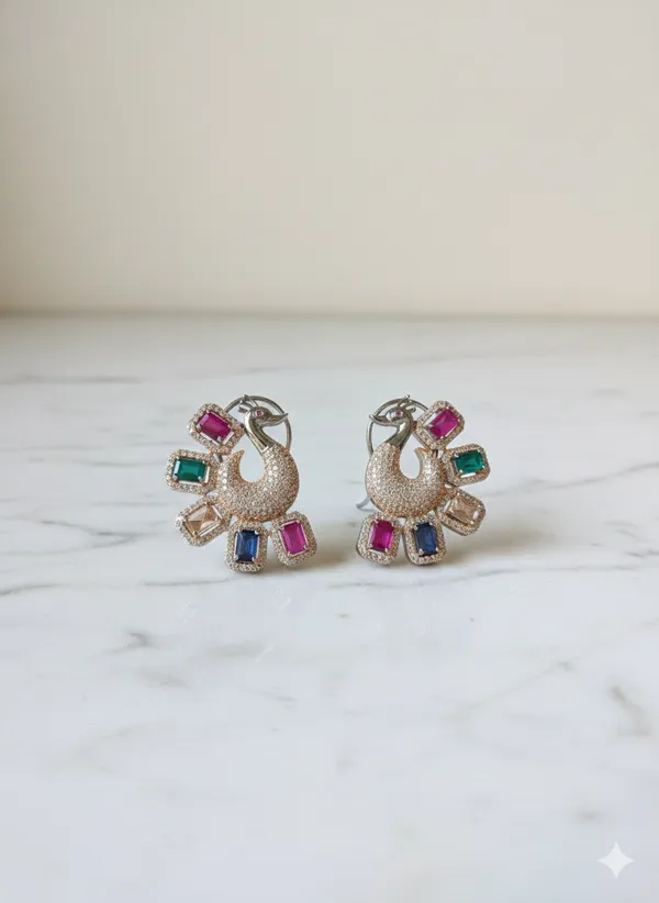 Multicolor_Stone_Studded_Statement_Earrings_For_Women