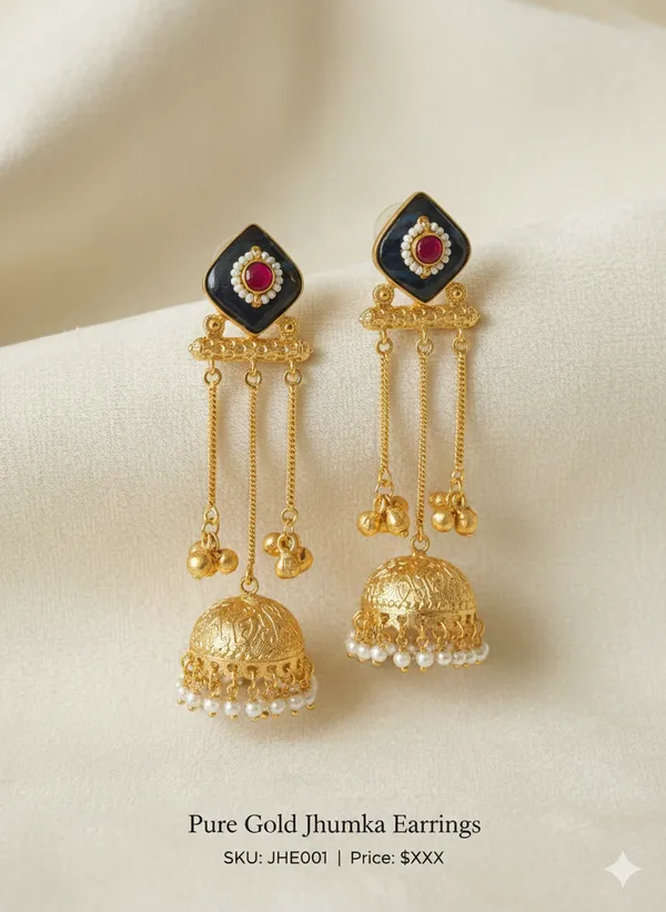 Black_And_Ruby_Gold_Pure_Jhumka_Earrings_With_Enamel,_Ruby,_Pearl_Danglers_For_Women