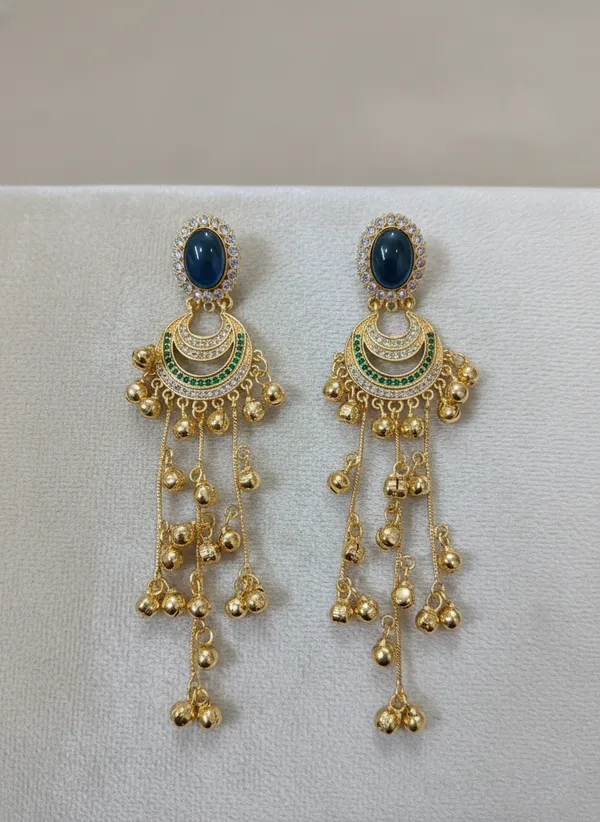 Blue_And_Gold_Traditional_Toned_Chandelier_Earrings_With_Stone_Crystal_Detailing_For_Women
