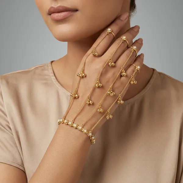 Gold_Toned_Hand_Harness_Bracelet_With_Bell_Charms_For_Women