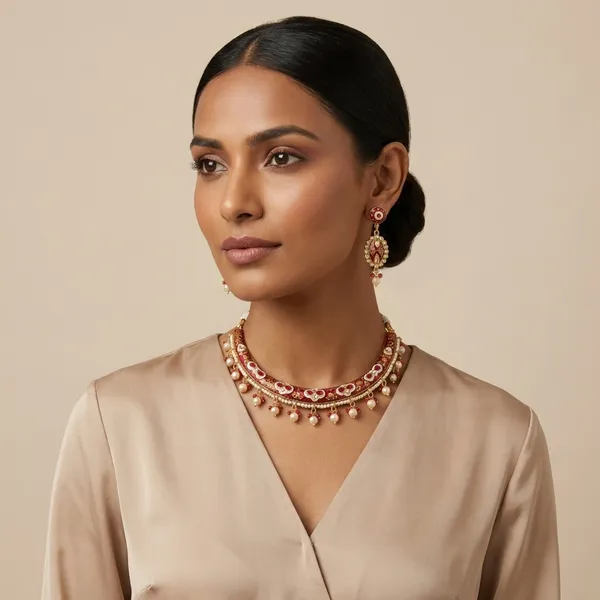 Red_And_Gold_Traditional_Meenakari_Kundan_Necklace_Set_With_Matching_Earrings_For_Women
