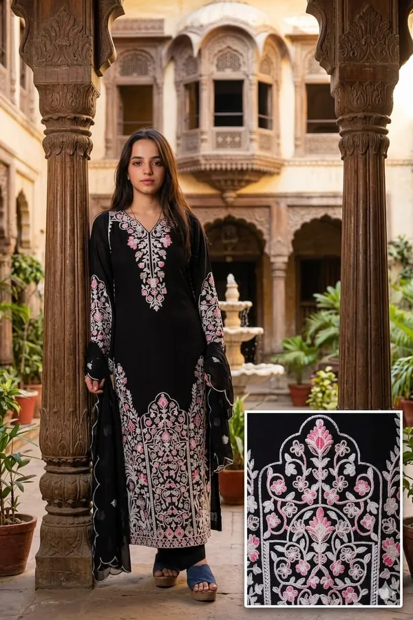 Black_Floral_Embroidered_3_Piece_Kurta_Set_for_Women_|_Pakistani_Style_Black_Embroidered_Kurta_Pant_Dupatta_Set
