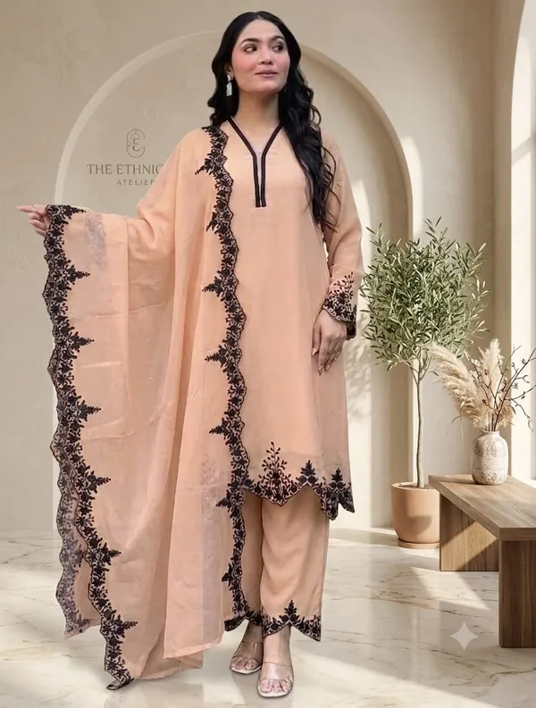 ZARIYAAN'S_LIGTH_PEACH_Suit_Set