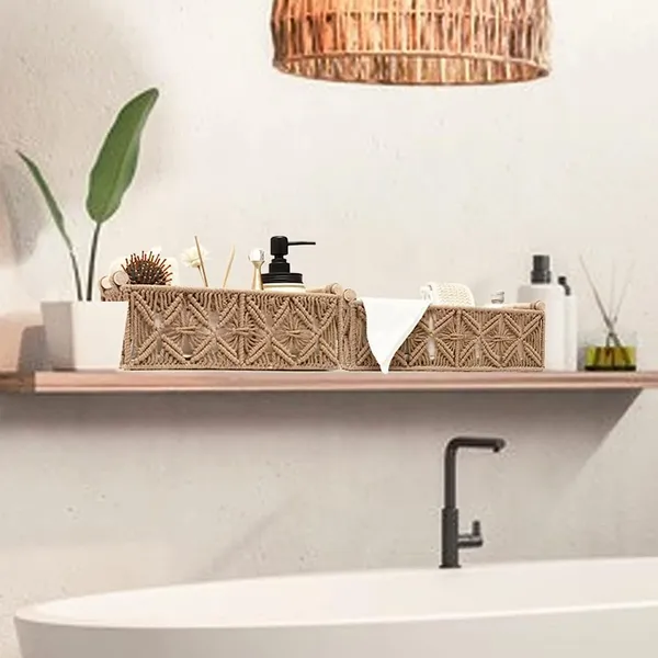 Beige_Katahira_Macrame_Wood_Rectangular_Storage_Basket_Organiser_With_Wooden_Handles_For_Bathroom,Kitchen