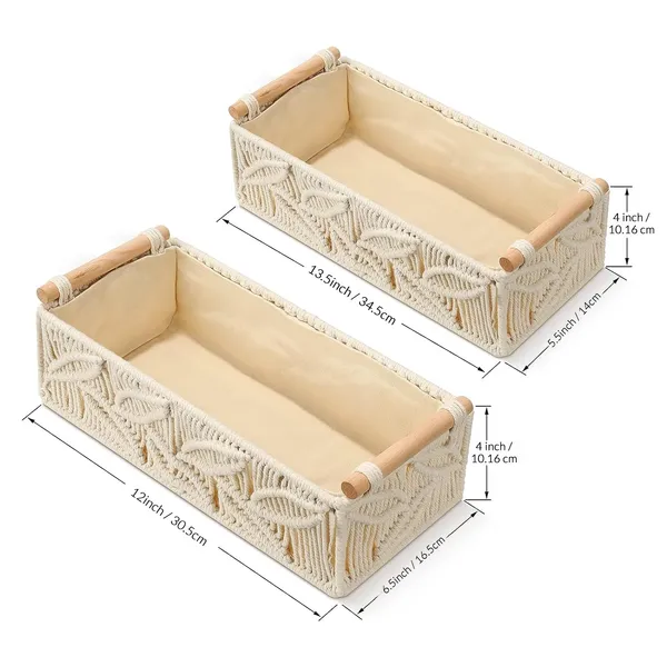 Off_White_Katahira_Boho_Decor_Cotton_Macrame_Storage_Organiser_Baskets_Tray_With_Wooden_Handle_For_Bathroom,Kitchen