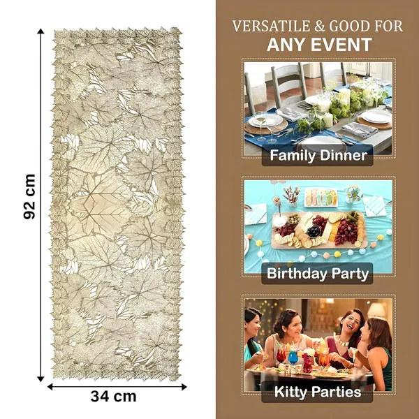 Gold_Polyvinyl_Chloride_Center_Table_Runner_For_Dining,Tv_Unit,Centre_Table