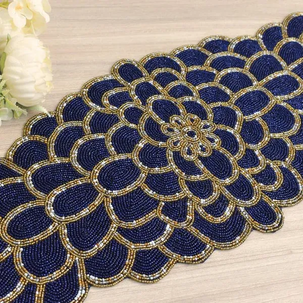 Dark_Blue_And_Gold_Made_For_You_Premium_Handcrafted_Glass_Beaded_Table_Runner_For_Dining,Tv_Unit,Centre_Table