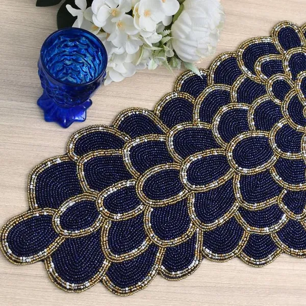 Dark_Blue_And_Gold_Made_For_You_Premium_Handcrafted_Glass_Beaded_Table_Runner_For_Dining,Tv_Unit,Centre_Table