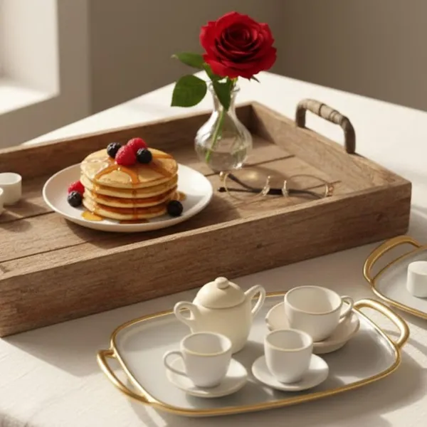 White_Acrylic_Decorative_Serving_Tray_With_Golden_Frame_And_Handles,_Multipurpose_For_Kitchen,_Dining_And_Home_Decor