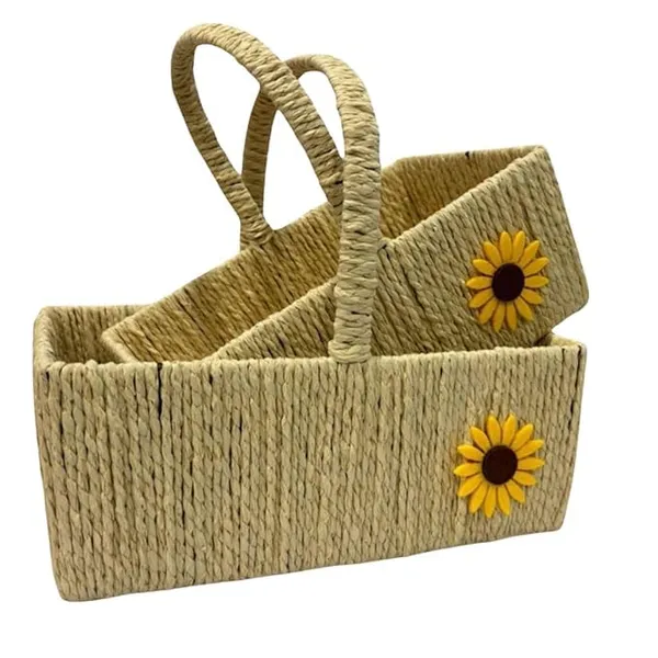 Beige_Hand_Woven_Natural_Fiber_Rope_Storage_Organiser_Basket_Set_With_Handles_For_Bathroom,Kitchen