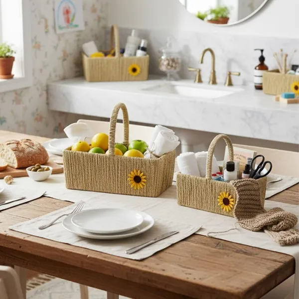 Beige_Hand_Woven_Natural_Fiber_Rope_Storage_Organiser_Basket_Set_With_Handles_For_Bathroom,Kitchen