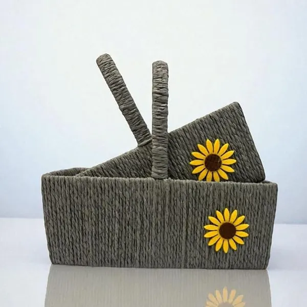 Grey_Hand_Woven_Natural_Fiber_Rope_Storage_Organiser_Basket_Set_With_Handles_For_Bathroom,Kitchen