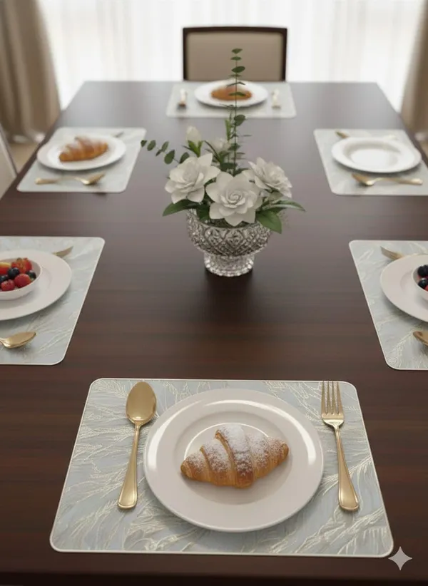 Golden_Polyvinyl_Chloride_Rectangle_Table_Placemat_For_Dining_Table_&_Kitchen_Decor