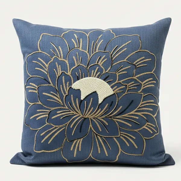 Blue_Embroidered_Design_Linen_Cushion_Cover_For_Sofa