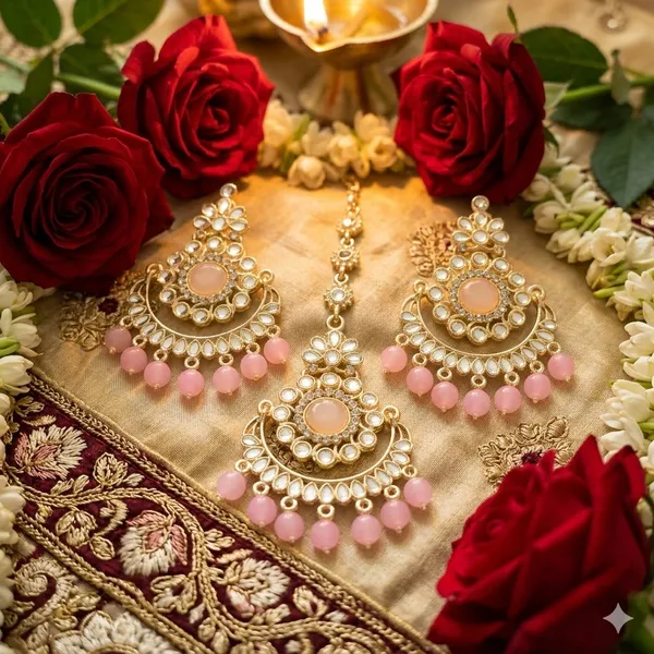Pink_Premium_Alloy_Maang_Tika_Sets_For_Women