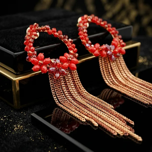 Red_Premium_Alloy_Earrings_For_Women