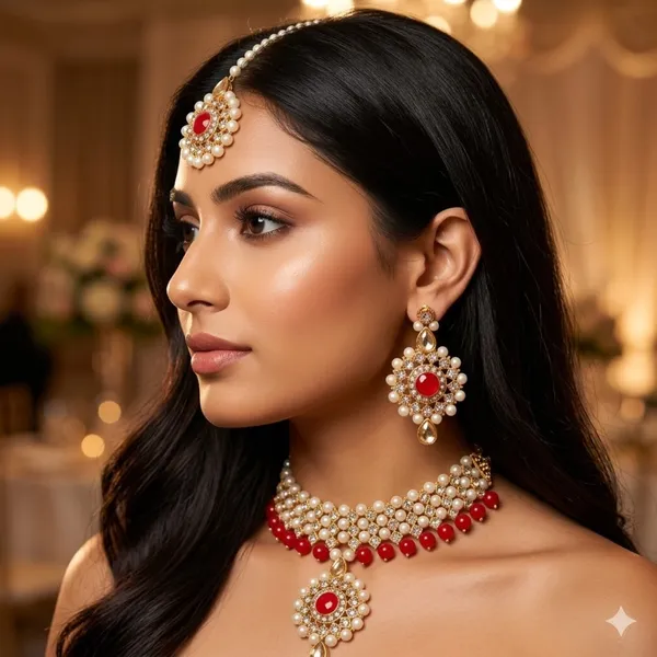 Red_Premium_Alloy_Necklace_Sets_For_Women