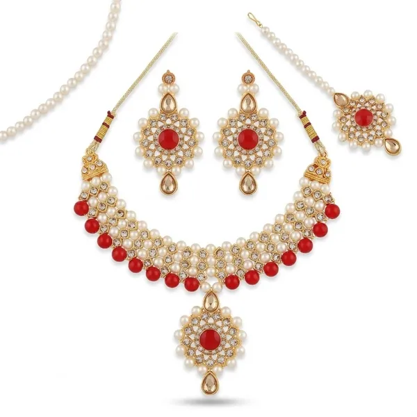 Red_Premium_Alloy_Necklace_Sets_For_Women