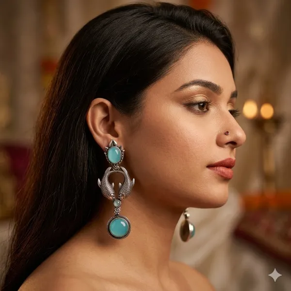 Sky_Blue_Premium_Alloy_Earrings_For_Women