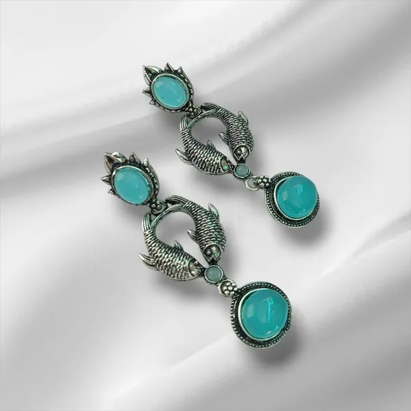 Sky_Blue_Premium_Alloy_Earrings_For_Women