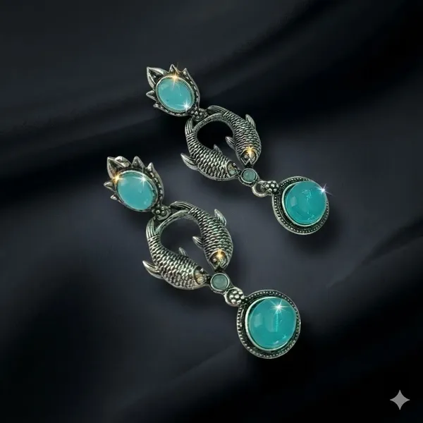 Sky_Blue_Premium_Alloy_Earrings_For_Women
