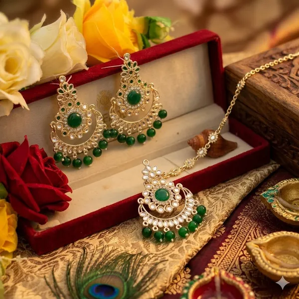 Green_Premium_Alloy_Maang_Tika_Sets_For_Women