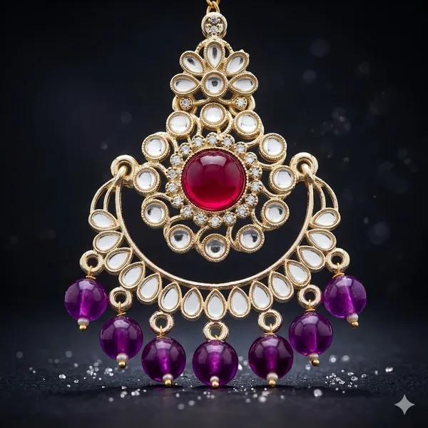 Purple_Premium_Alloy_Maang_Tika_Sets_For_Women