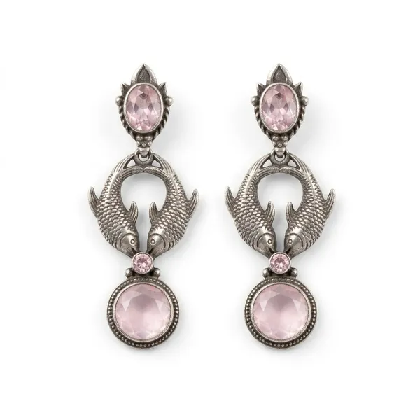 Pink_Premium_Alloy_Earrings_For_Women