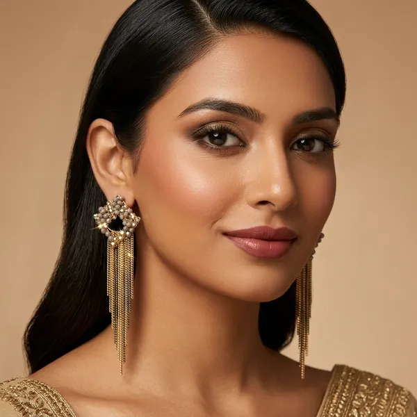 Grey_Premium_Alloy_Earrings_For_Women