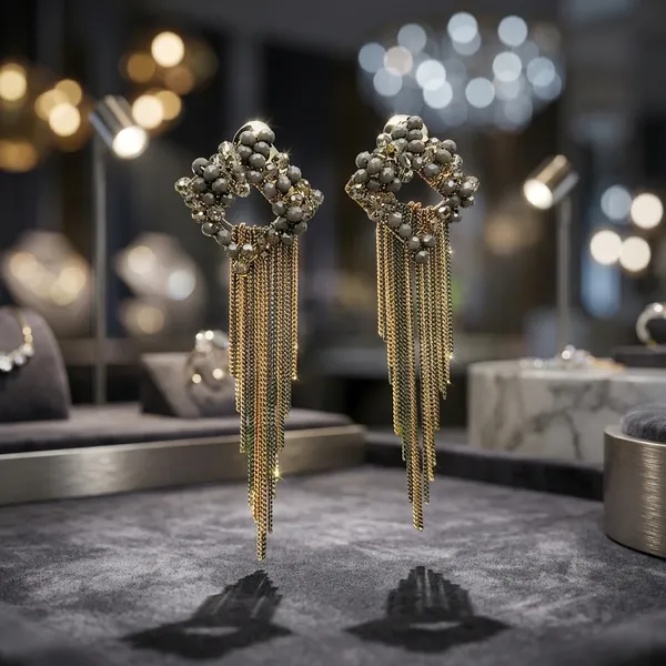 Grey_Premium_Alloy_Earrings_For_Women