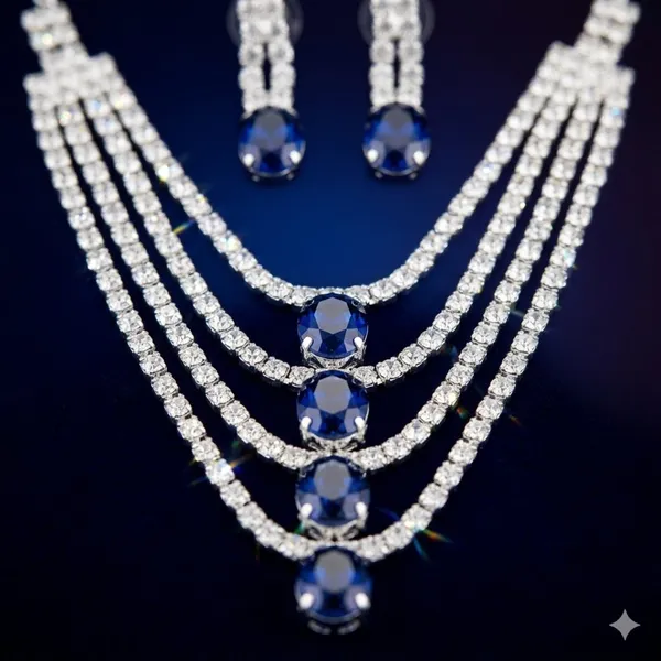 Blue_Premium_Alloy_Necklace_Sets_For_Women