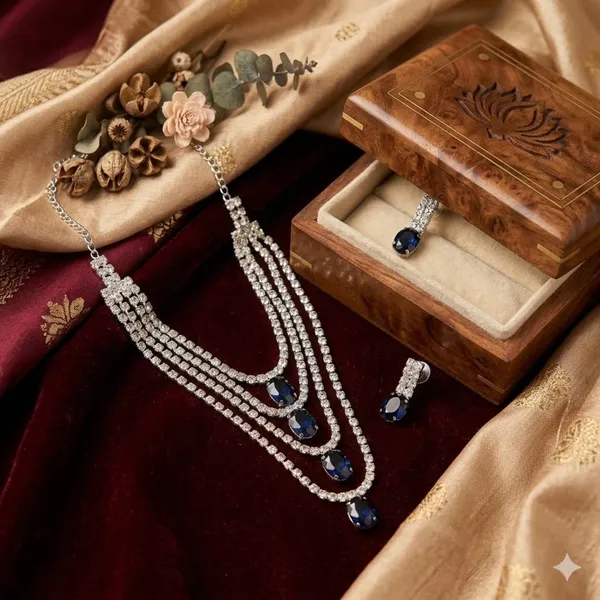 Blue_Premium_Alloy_Necklace_Sets_For_Women