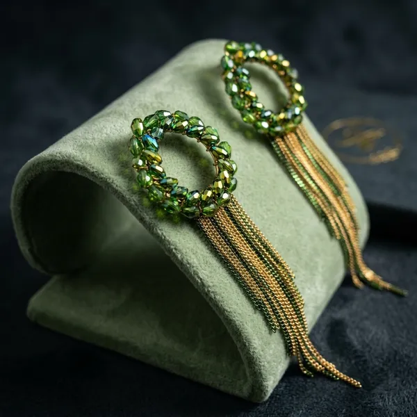 Green_Premium_Alloy_Earrings_For_Women