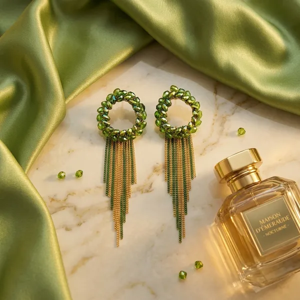 Green_Premium_Alloy_Earrings_For_Women