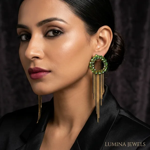 Green_Premium_Alloy_Earrings_For_Women