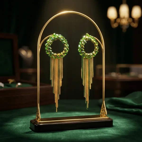 Green_Premium_Alloy_Earrings_For_Women