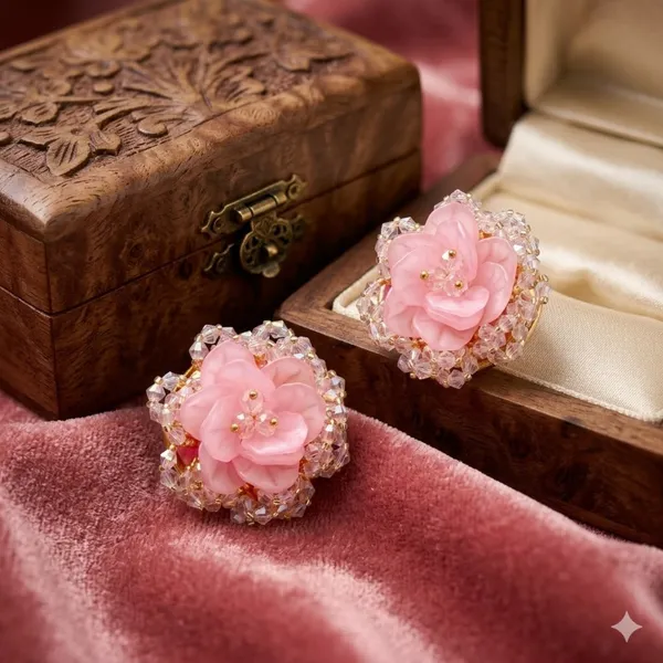 Pink_Premium_Alloy_Earrings_For_Women
