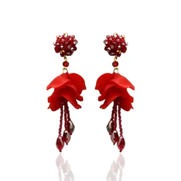 Red_Premium_Alloy_Earrings_For_Women