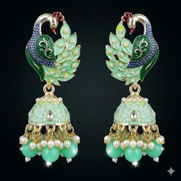 Pink_Premium_Alloy_Earrings_For_Women