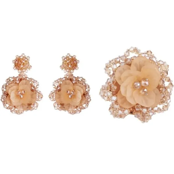 Golden_Pink_Premium_Alloy_Earrings_For_Women